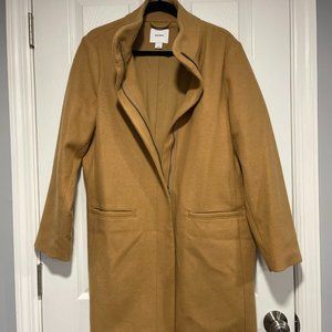 Old Navy Camel Colored Zip Coat Size L